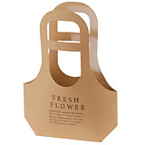 Сумка подарочная "Fresh Flowers" (картон), 25x9xH32 см, набор (10 шт) Коричневый, (25 x 9, H-32, Кор Сумка подарочная "Fresh Flowers" (картон), 25x9xH32 см, набор (10 шт) Коричневый, (25 x 9, H-32, Кор