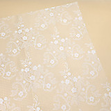 Пленка матовая "Lace dream snow", 57x57 см, 53 mic, набор (20 шт) Белый (57 x 57, Белый)
