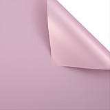 Пленка матовая "Жемчужный перламутр", 57x57 см, набор (20 шт), двусторонняя, двухцветная Пыльно-розо